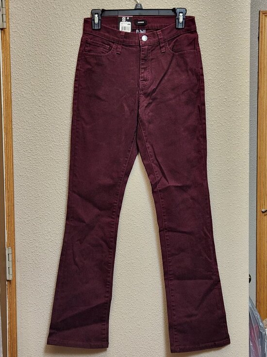 Express Denim - EXPRESS Bootcut Jeans Burgundy - Sz 6 - NEW NWT